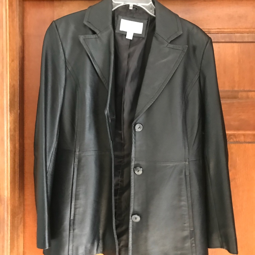Genuine leather coat